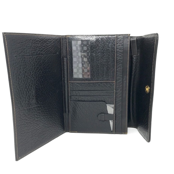 Guy Laroche Paris Large Textured Leather Travel Planner Wallet - Picture 3 of 16